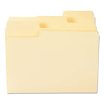SuperTab Top Tab File Folders, 1/3-Cut Tabs: Assorted, Letter Size, 0.75" Expansion, 11-pt Manila, 100/Box