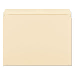 Manila File Folders, Straight Tabs, Letter Size, 0.75" Expansion, Manila, 100/Box