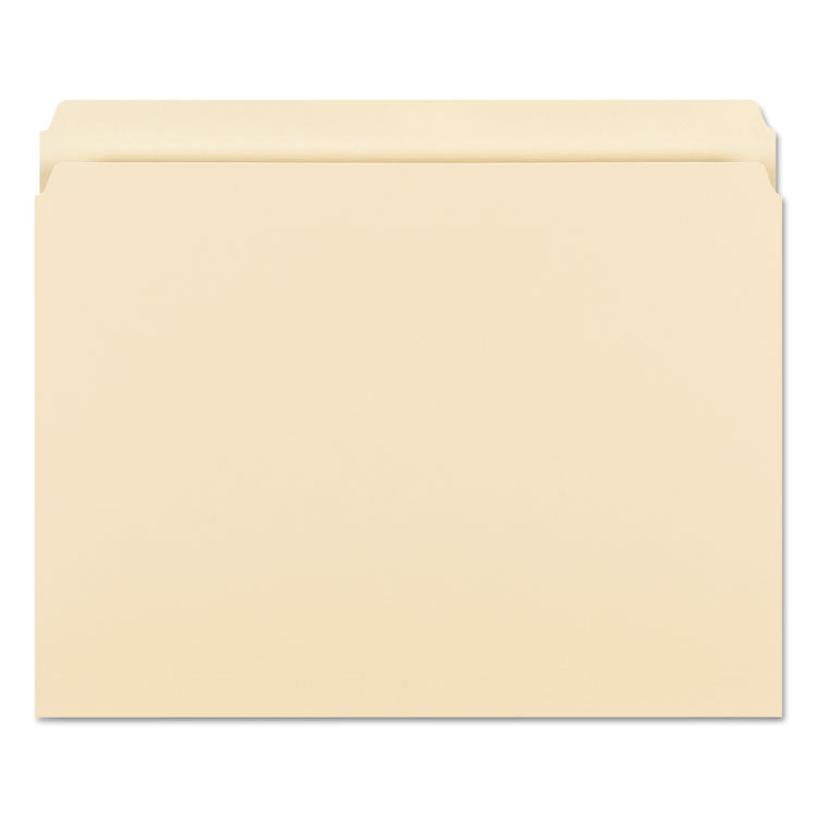 Manila File Folders, Straight Tabs, Letter Size, 0.75" Expansion, Manila, 100/Box