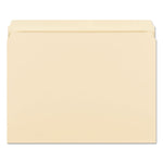 Manila File Folders, Straight Tabs, Letter Size, 0.75" Expansion, Manila, 100/Box