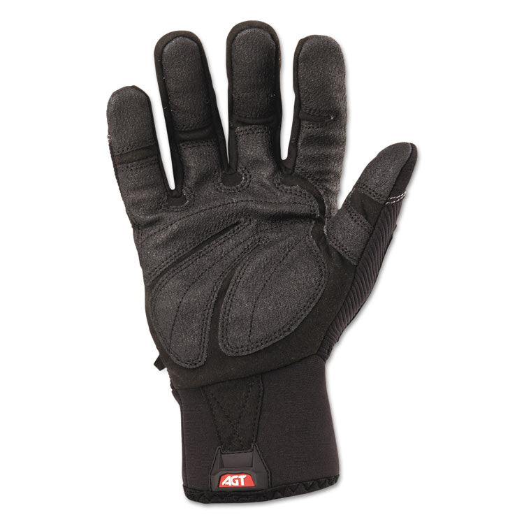 Cold Condition Gloves, EN388: 3222, 11.5" Long, X-Large, Black, Pair