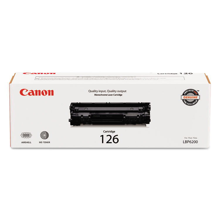 3483b001 (126) Toner, 2,100 Page-Yield, Black