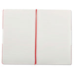 Classic Colored Hardcover Notebook, 1-Subject, Narrow Rule, Red Cover, (240) 8.25 x 5 Sheets