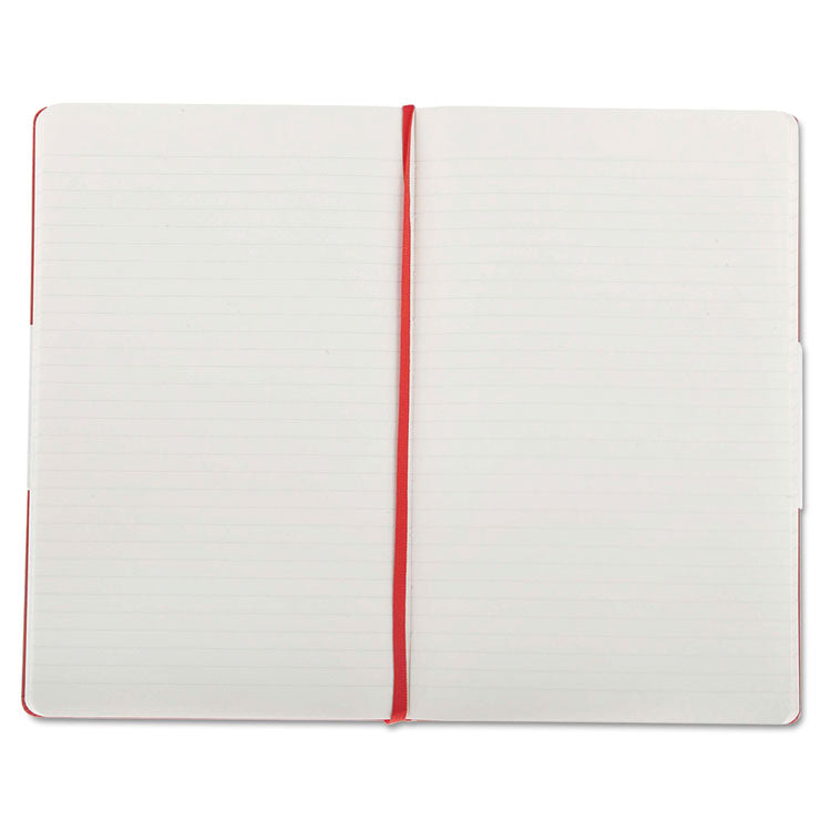 Classic Colored Hardcover Notebook, 1-Subject, Narrow Rule, Red Cover, (240) 8.25 x 5 Sheets