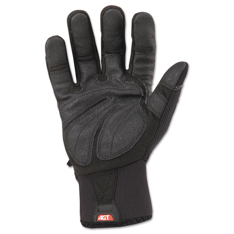 Cold Condition Gloves, EN388: 3222, 10" Long, Medium, Black, Pair