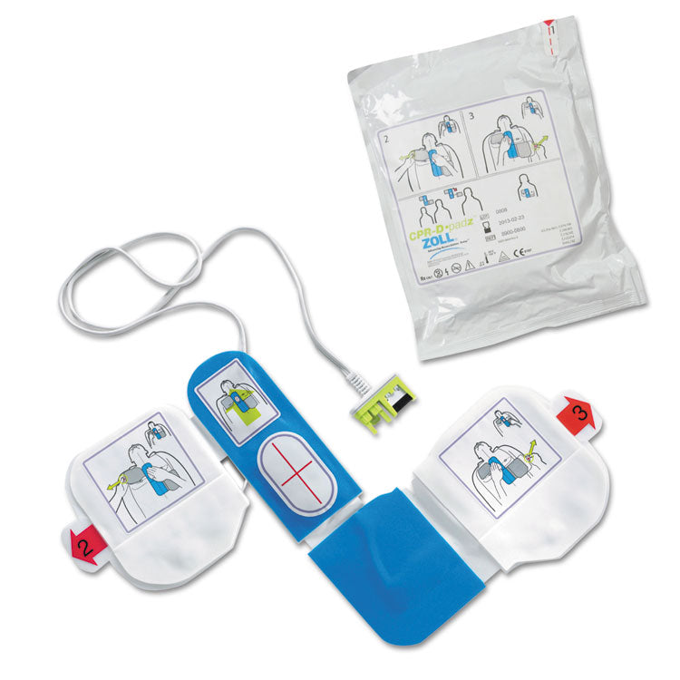 Cpr-D-Padz Adult Electrodes, 5-Year Shelf Life
