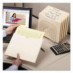 Manila File Jackets, 2-Ply Straight Tab, Legal Size, Manila, 50/box