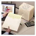 Manila File Jackets, 2-Ply Straight Tab, Legal Size, Manila, 100/box