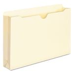 Manila File Jackets, 1-Ply Straight Tab, Legal Size, Manila, 50/box