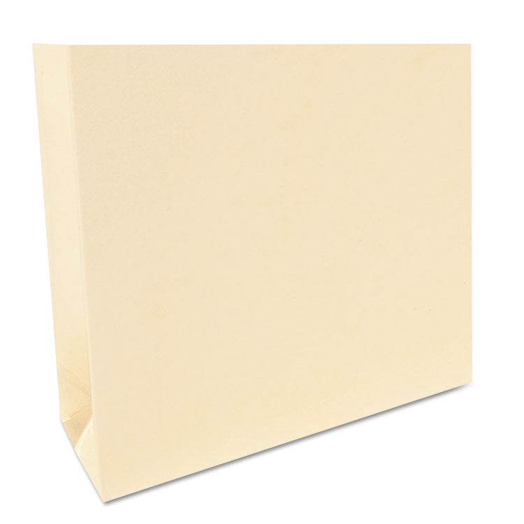 Manila File Jackets, 1-Ply Straight Tab, Letter Size, Manila, 50/box