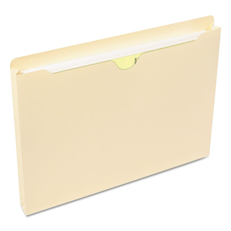 Manila File Jackets, 2-Ply Straight Tab, Letter Size, Manila, 50/box