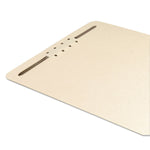 Fastener File Backs, 1 Fastener, 2" Capacity, Letter Size, Manila, 100/Box