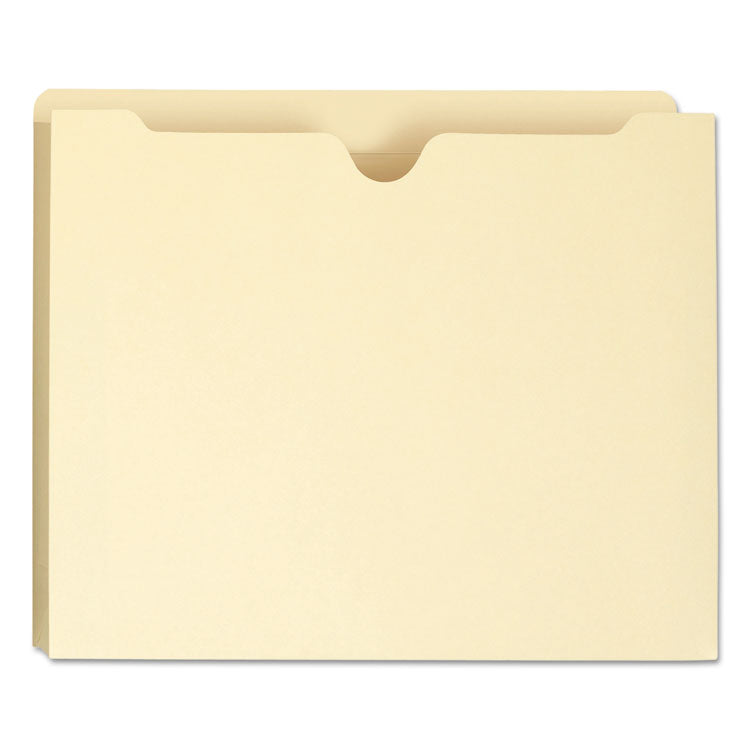 Manila File Jackets, 2-Ply Straight Tab, Letter Size, Manila, 50/box