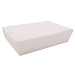 ChampPak Carryout Boxes, #2, 7.75 x 5.5 x 1.88, White, Paper, 200/Carton