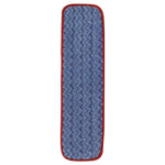 Microfiber Wet Mopping Pad, 18.5" x 5.5" x 0.5", Red