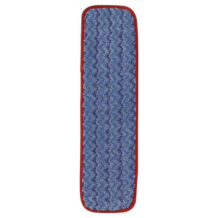 Microfiber Wet Mopping Pad, 18.5" x 5.5" x 0.5", Red