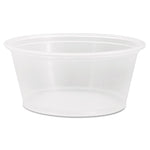 Conex Complements Portion/Medicine Cups, 3.25 oz, Plastic, Clear, 125/Bag, 20 Bags/Carton