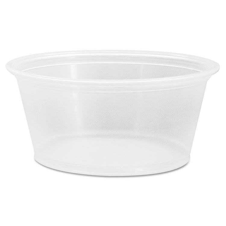 Conex Complements Portion/Medicine Cups, 3.25 oz, Plastic, Clear, 125/Bag, 20 Bags/Carton