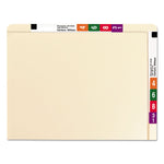 Heavyweight Manila End Tab Conversion File Folders, Straight Tabs, Letter Size, 0.75" Expansion, Manila, 100/Box