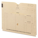 Pxr7 X-Ray Jackets With Pockets, Straight Tab, Manila, 100/box