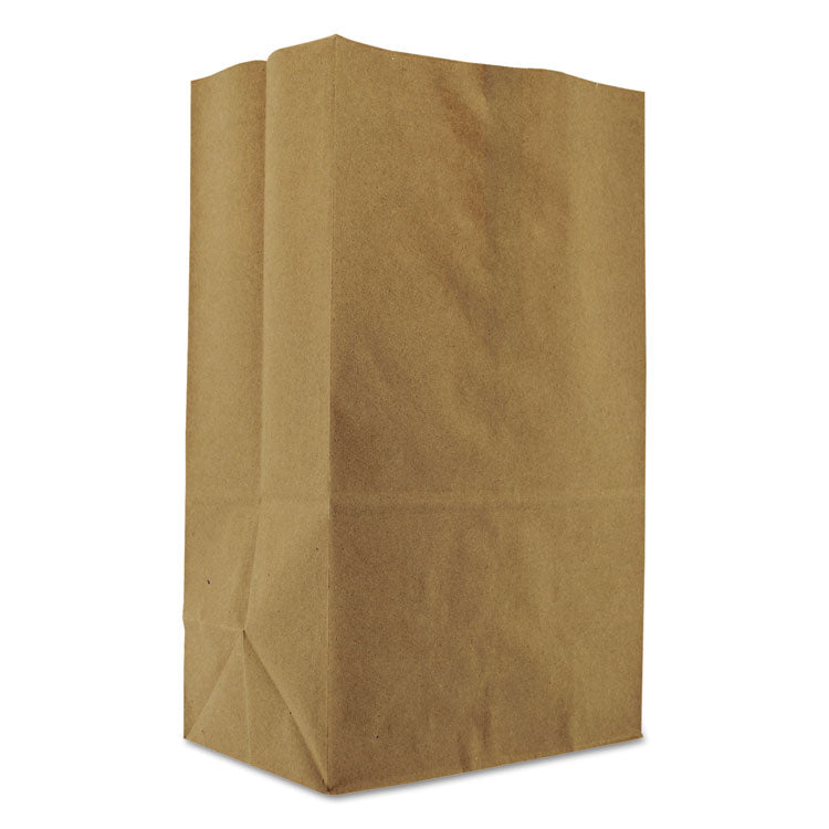 Grocery Paper Bags, 1/8 BBL Squat Size, Heavy-Duty, 57# Basis Weight, 10.5" x 6.25" x 13.88", Kraft, 500/Bundle
