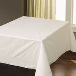 Tissue/poly Tablecovers, 82" X 82", White, 25/carton