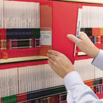 Heavyweight Colored End Tab Fastener Folders, 0.75" Expansion, 2 Fasteners, Letter Size, Red Exterior, 50/Box