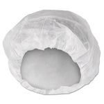 A10 Bouffant Caps, Medium, White, 100/Pack, 10 Packs/Carton