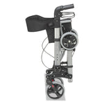Gateway Aluminum Rollator, Adjusts 31" to 36", 300 lb Capacity, Titanium