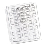Heavyweight Easy Load Diamond Clear Sheet Protector, Side: 3-Hole Punched, Top Load 8.5 x 11 Insert, Clear Front, 100/Box