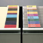 Viewables Hanging Folder Tabs and Labels, Complete Bulk Pack Refill, 1/3-Cut, Assorted Colors, 3.5" Wide, 100/Box