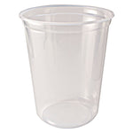 Microwavable Deli Containers, 32 oz, 4.6" Diameter x 5.6" h, Clear, Plastic, 500/Carton