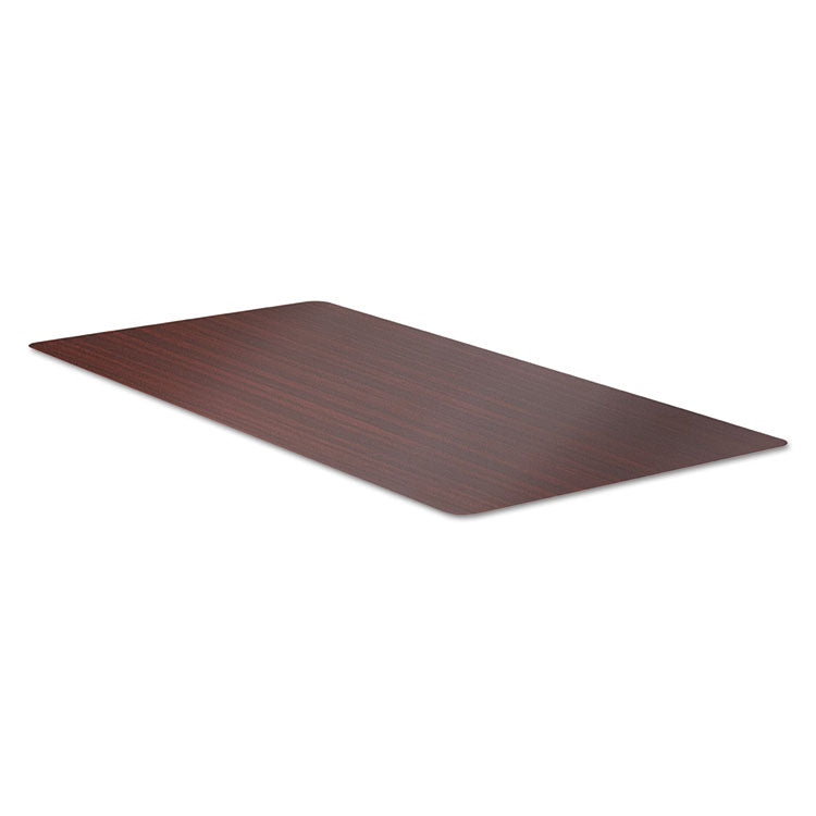 OfficeWorks Commercial Wood-Laminate Folding Table, Rectangular, 60" x 30" x 29", Mahogany
