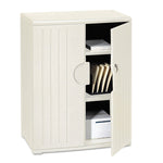 Rough n Ready Storage Cabinet, Two-Shelf, 36w x 22d x 46h, Platinum
