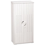 Rough n Ready Storage Cabinet, Three-Shelf, 33w x 18d x 66h, Platinum