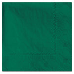 Beverage Napkins, 2-Ply, 9 1/2 X 9 1/2, Hunter Green, 1000/carton