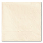 Beverage Napkins, 2-Ply, 9 1/2 X 9 1/2, Ecru, 1000/carton
