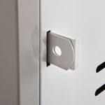 Box Locker, 12w X 18d X 78h, Two-Tone Gray