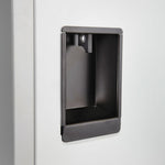 Single-Tier Locker, 12w X 18d X 78h, Two-Tone Gray