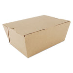 ChampPak Carryout Boxes, #4, 7.75 x 5.5 x 3.5, Brown, Paper, 160/Carton