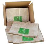 Lawn/Leaf Bags, Self-Standing, Open-Face, 30 gal, 16" x 35", Kraft, 50/Box