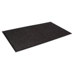 Super-Soaker Wiper Mat With Gripper Bottom, Polypropylene, 36 X 120, Charcoal