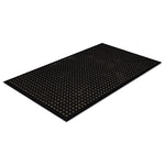 Safewalk-Light Drainage Safety Mat, Rubber, 36 X 60, Black