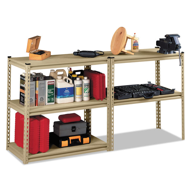 Stur-D-Stor Shelving, Five-Shelf, 36.5w x 18.5d x 72h, Sand