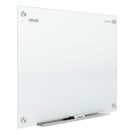 Infinity Magnetic Glass Marker Board, 24" x 18", White Surface