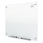 Infinity Magnetic Glass Marker Board, 72" x 48", White Surface