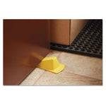 Giant Foot Doorstop, No-Slip Rubber Wedge, 3.5w X 6.75d X 2h, Safety Yellow