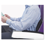 The Comfortmakers Deluxe Lumbar Support Cushion, Memory Foam, 12.5 X 2.5 X 7.5, Black