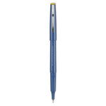 Razor Point Fine Line Porous Point Pen, Stick, Extra-Fine 0.3 Mm, Blue Ink, Blue Barrel, Dozen
