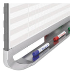 Prestige 2 Magnetic Total Erase Project Planner, Spreadsheet Format, 36" x 24", White Surface, Graphite Gray Fiberboard Frame